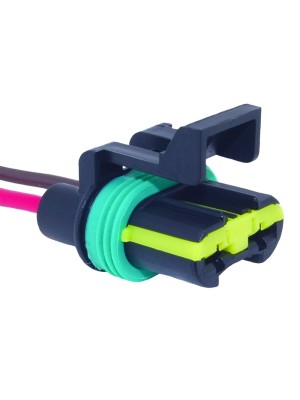 CHICOTE REPARO 2 VIAS PORTA FEMEA FIAT CHEVROLET