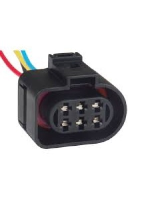 CHICOTE REPARO 6 VIAS PORTA FEMEA AUDI VW